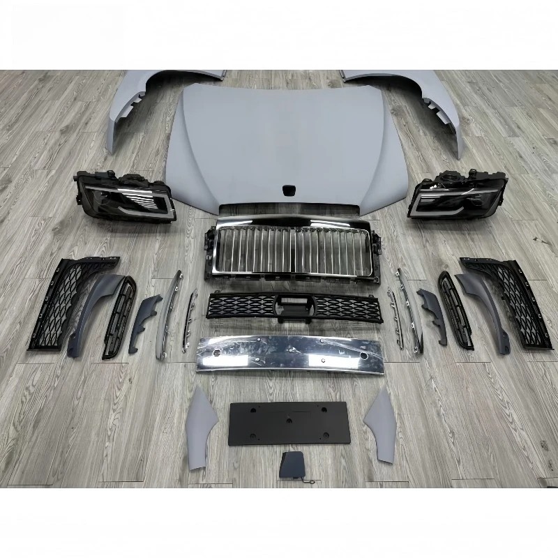 For  Ghost 1st Gen Upgrade to 4th Gen Body Kit 2010-2014 Upgrade to 2024 LED Headlights Front and Rear Bumper Grilles